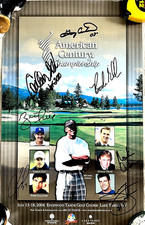 (7) Autographed Poster Lake Tahoe American Ce...