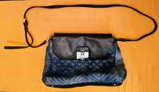 Borsa a Spalla Guess Rebel Roma – Denim Blu e Nero – Ottimo Stato