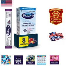 Electrolyte Powder Variety Pack  Fast Hydration for Kids  Adults - 8 Pack