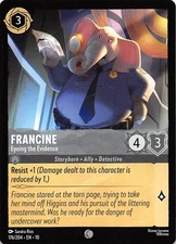 Francine Eyeing the Evidence 176/204 Whispers in the Well Disney Lorcana 001903