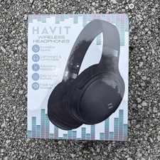 Havit H633BT Wireless Headphones Over-Ear Bluetooth Headset - Black New