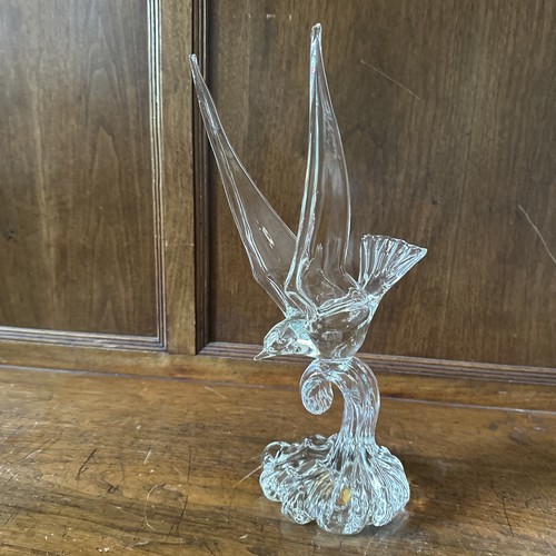 LG Murano Italian Hand Blown seagull glass sculpture 15.2" Sea/beach nautical - Picture 7 of 13