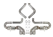 Exhaust System Kit-Blackheart Axle-Back Exhaust System Hooker fits 1997 Corvette