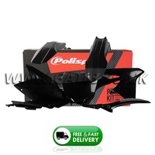 Suzuki RMZ450 RM450Z 2008-2017 Polisport Plastics Kit Black Plastic Panels Set