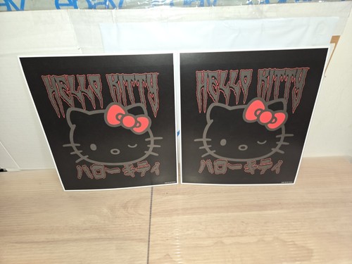 (2) Hello Kitty Advertising Display Posters 10"×11½" New - 第 1/5 張圖片