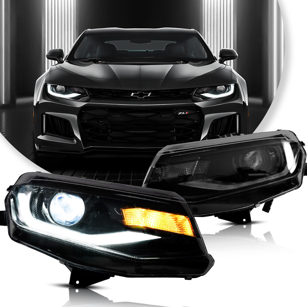 VLAND RGB LED ヘッドライト Camaro RS/SS Amazon.com: VLAND LED Headlights For Chevrolet Chevy Camaro