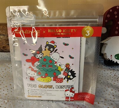 Hello Kitty Face Mask Creme Shop Sheet Face Mask Various Selections