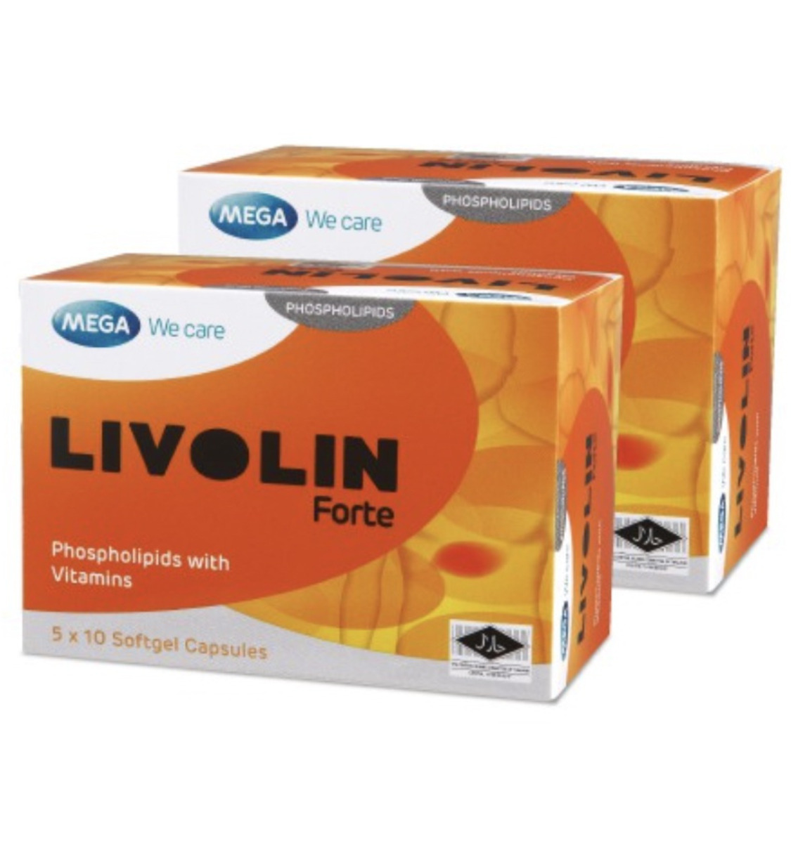 Livolin Forte Liver Cleanse Detox Vitamin Supplement (2 Boxes X 50 Tablets)