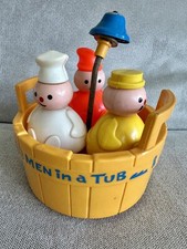 Vintage Fisher Price THREE MEN in a TUB 142 1970s Vintage