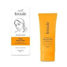 FoxTale Vitamin C & Niacinamide Glow Sunscreen Spf 50 - 50 Ml Fast Absorbing.