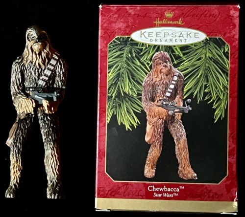 Ornement vintage souvenir 1999 Star Wars Chewbacca - Photo 1/1