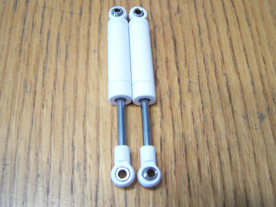 (2) RC4WD Marlin Trail Finder 2 Front or Rear 80mm Scale Aluminum Shocks White