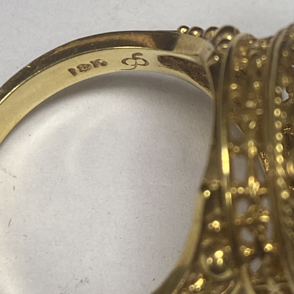 Vintage 18kYellow Gold FRANKLIN MINT Ruby& Diamond Crown Vintage 18kYellow Gold FRANKLIN MINT Ruby& Diamond Crown