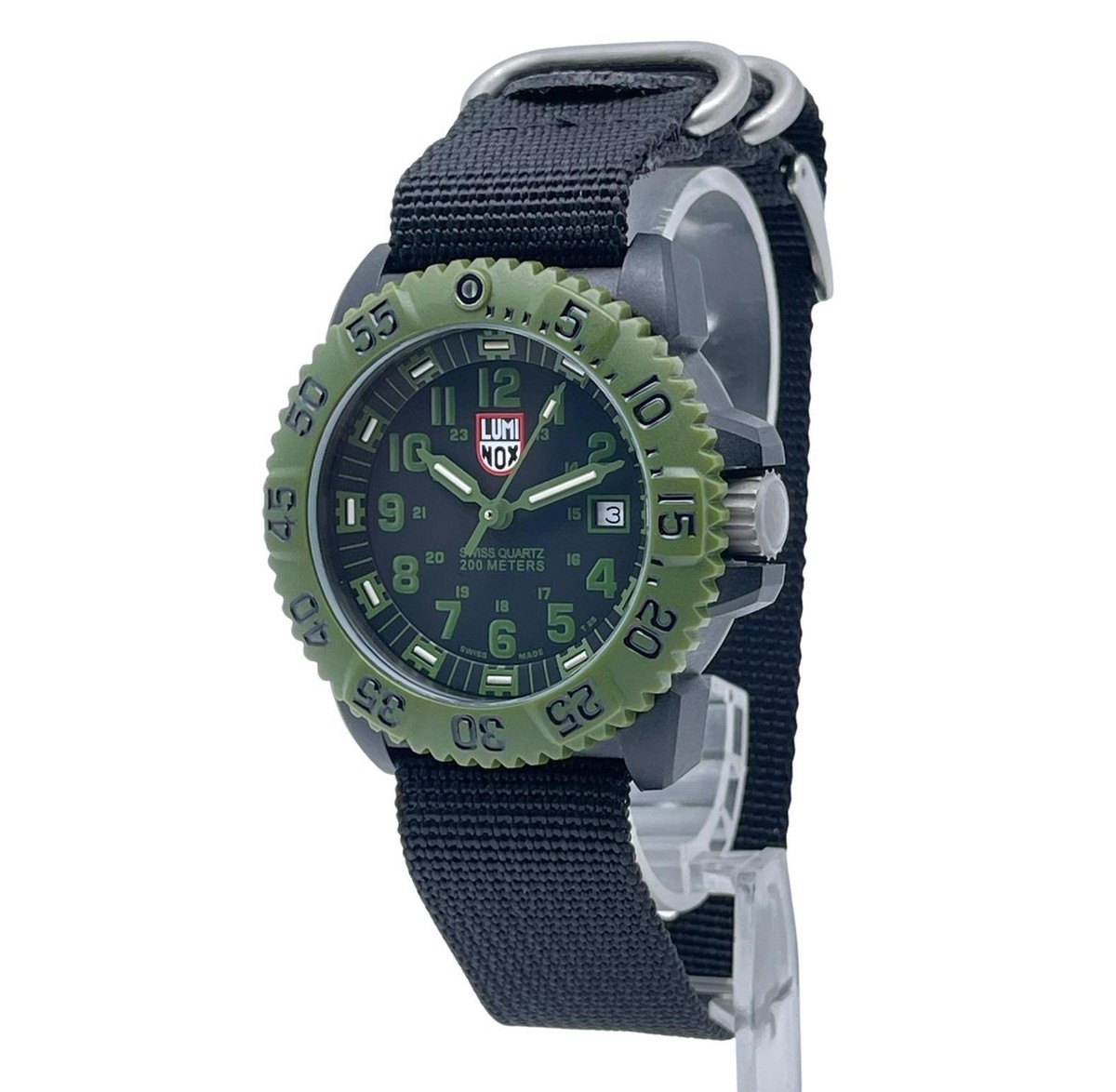 Luminox OD Military 44mm Carbon Black Dial Mens Quartz Watch XS
