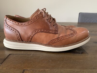 COLE HAAN Lunagrand Wing Tip Woodbury Size 10.5 Dress Shoes In Box s-l400.jpg main image 3