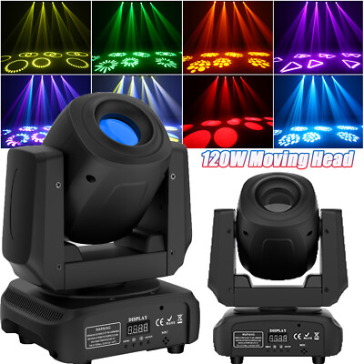 120W RGBW Moving Head Bühnenlicht DMX LED 3Prism Gobo Partylicht Beam Ostern