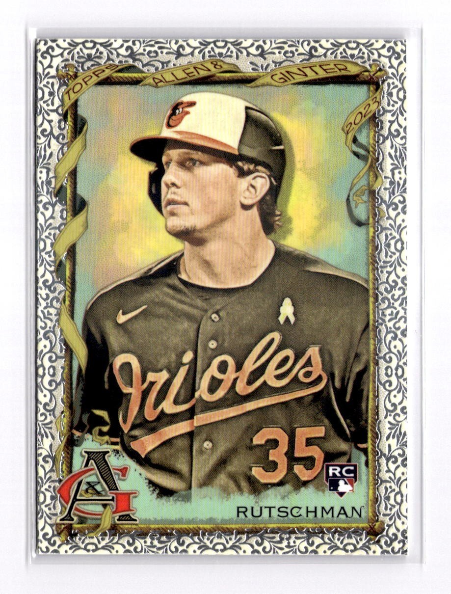 2023 Topps Allen & Ginter ADLEY RUTSCHMAN RC Foil Filigree Parallel #68 Orioles