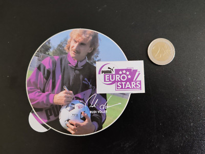 Puma Euro Stars Rudi Völler Sticker Aufkleber Vintage Fußball
