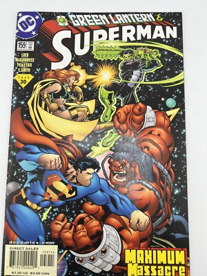 DC Comics Superman #159 And Green Lantern English Action/Adventure Comic Book