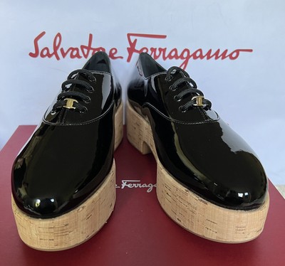 SALVATORE FERRAGAMO VIVIANE Sz 7 C Platform Oxford