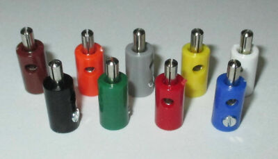 (Stck 23,9-24,9 ct) Stecker/Querlochstecker 2,6mm  AUSWAHL > Farbe/Stückzahl