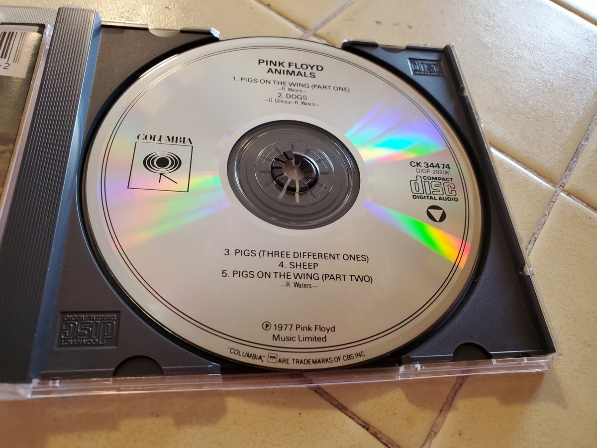 Pink Floyd Animals CD, Columbia Early Release, CK 34474 / DIDP