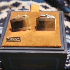 DAVID DONAHUE MEN'S  SILVER   FORMAL STUD SET og price $175