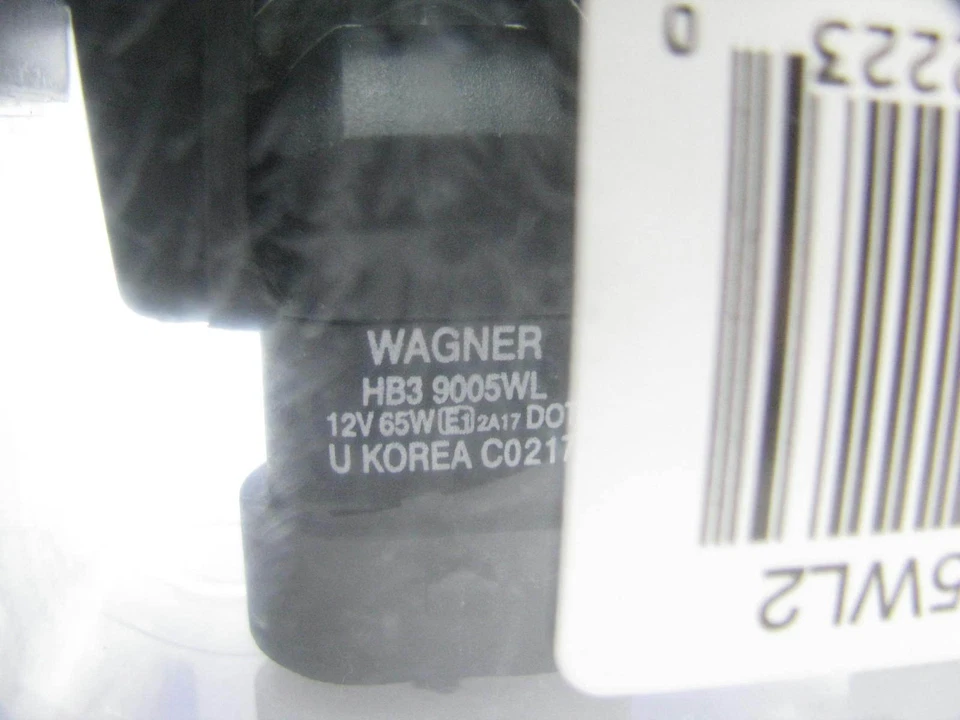Napa BP9005WL2 White Headlight Headlamp Bulb 12V 65W HB3 9005 - 2/Pack - Image 2 of 3