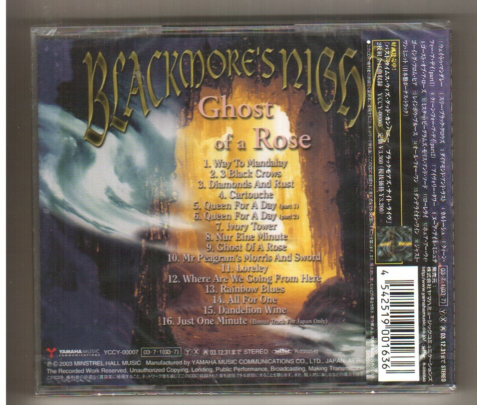 ブラックモアズナイト　ゴーストオブアローズ Ghost of a Rose - Album by Blackmore's Night | Spotify