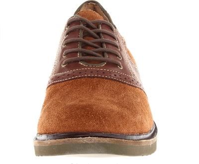 Fossil Springfield Oxford Mahogany Suede with Leather Finish  display picture 2