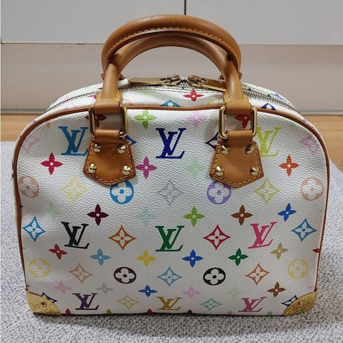 Louis Vuitton Murakami Trouville Satchel with Iconic Design - Picture 4 of 10