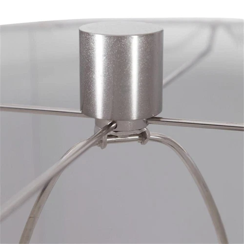 Uttermost Maggie Ceramic Iron and Fabric Table Lamp in Terracotta Rust Brown - Picture 6 of 10