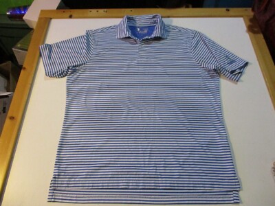LOCUST HILL COUNTRY CLUB FG TECH BRAND POLO GOLF SHIRT MD SUPER SOFT MADE IN USA