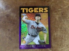 2021 Topps - Silver Pack 1986 Topps Chrome Baseball Purple #86BC-85 Casey...