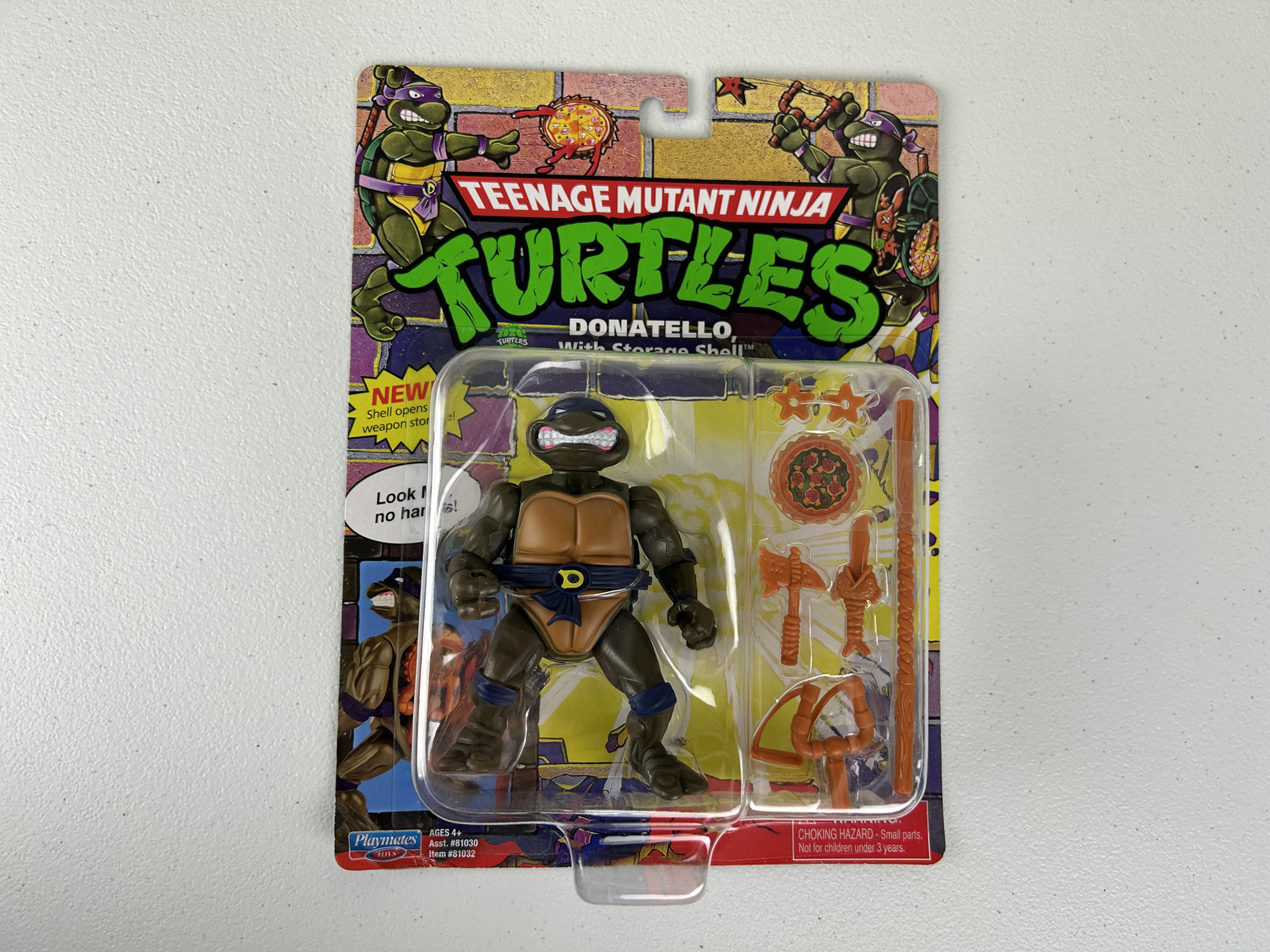 2023 Unopened TMNT Classic Series Donatello Figure with Storage Shell Purple Donnie