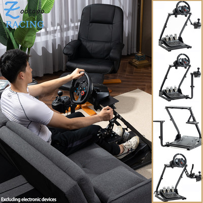 Zootopo Foldable Racing Simulator Cockpit Steering Wheel Stand Fit Logitech G29