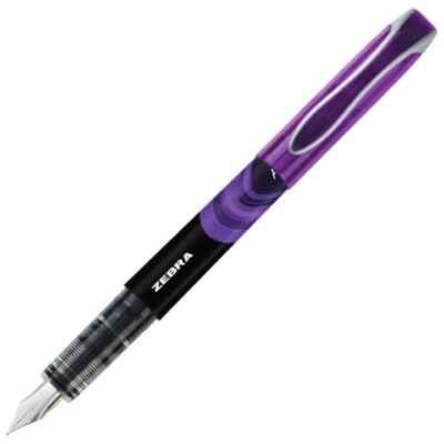 Zebra  Fountain Pen Fine Point  Plum   New