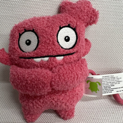 Bag Clip Pink Plush Ugly Doll Moxy Bag Clip 5 inch backpack 