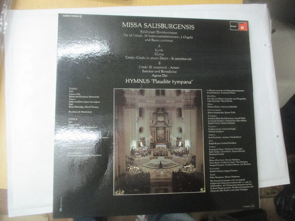 LP 33 T   Missa Salisburgensis A 53 Voci  Ireneu Segarra - Photo 3/3