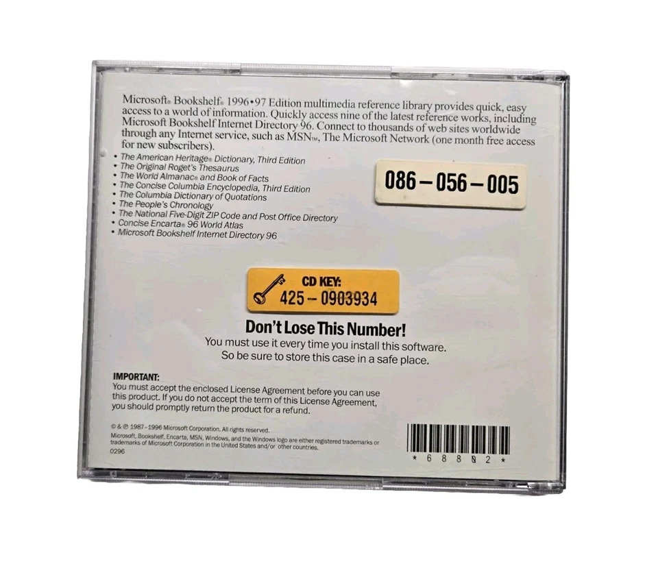 Microsoft Bookshelf 1996-97 Edition Designed for Windows 95 - Image 2 of 4