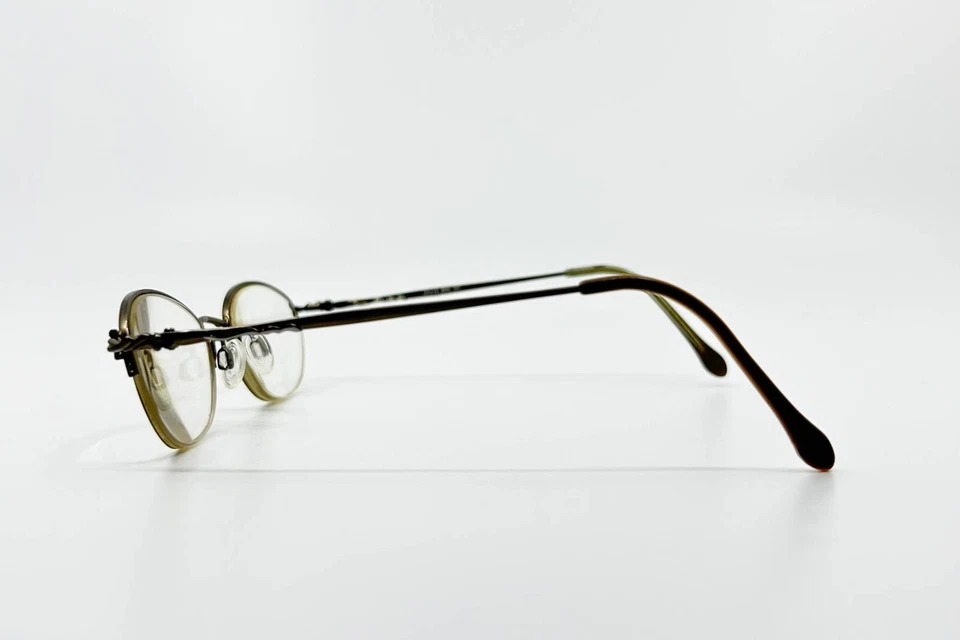 J.G. Marco de gafas Hook Grace para mujer marrón metal medio borde 52-20-140 1203 Foto 3 de 4