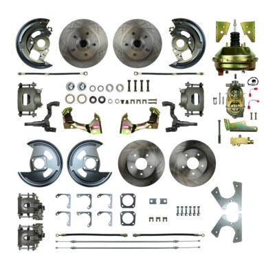Brake Conversion Kit-Booster Power 4 Wheel Disc Conversion The Right Stuff