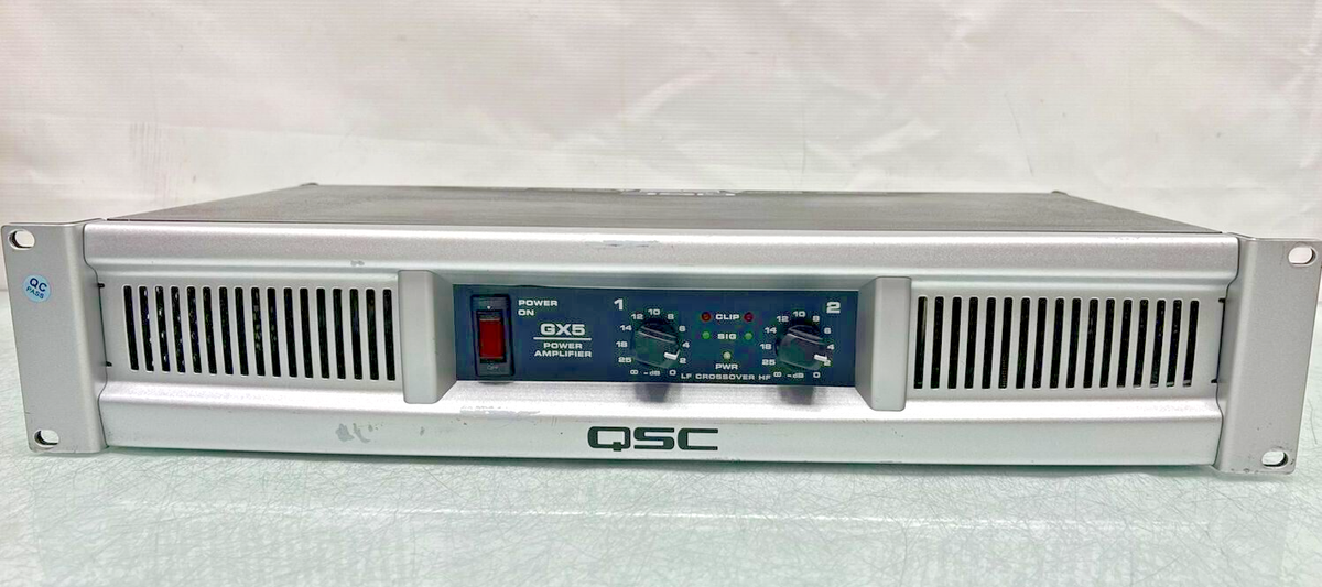 QSC GX5 700 Watts 4 Ohms 2 Channel Power Amplifier Tested Works W