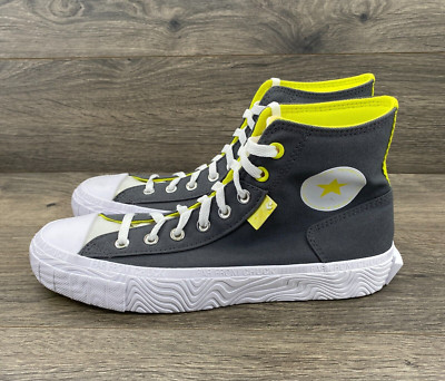 Converse Chuck Taylor All Star Edge Glow Sneakers Unisex Size 9 Grey A01429C