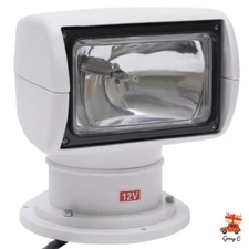 Remote Control Spot Light,12V 100W Marine Spotlight,Boat Search Light