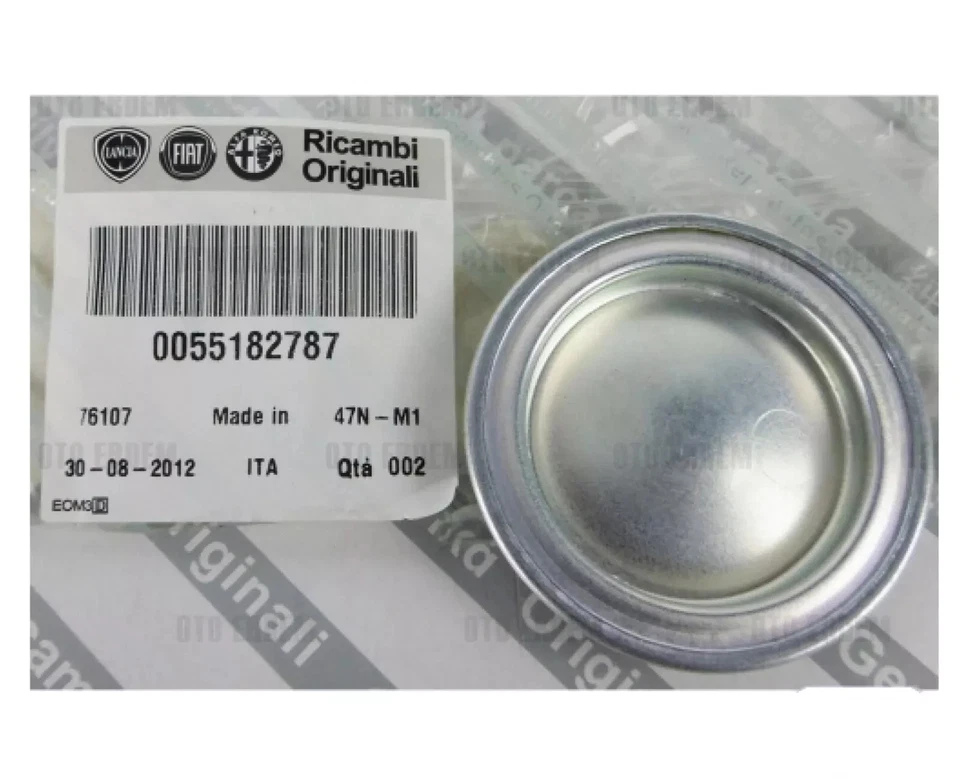 KIT TAPPI MONOBLOCCO FUSIONE ORIGINALE FIAT LANCIA MOTORI FIRE 50mm+30mm - Immagine 2 di 3