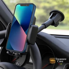 Universal 360° Rotating Car Phone Holder ? Windshield Mount Smartphone Stand