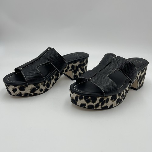 Donald Pliner Disco Lizard Embossed Platform Heeled Sandal SZ 8.5-MSRP $228 - Picture 8 of 11