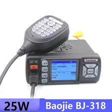 BAOJIE BJ-318 25W UV Transceiver Dual Band 144&430MHz FM Mini Walkie Talkie