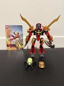 LEGO Bionicle Tahu 70787 / 100% Complete Set w/ Figure, Masks, Spider & Manual
